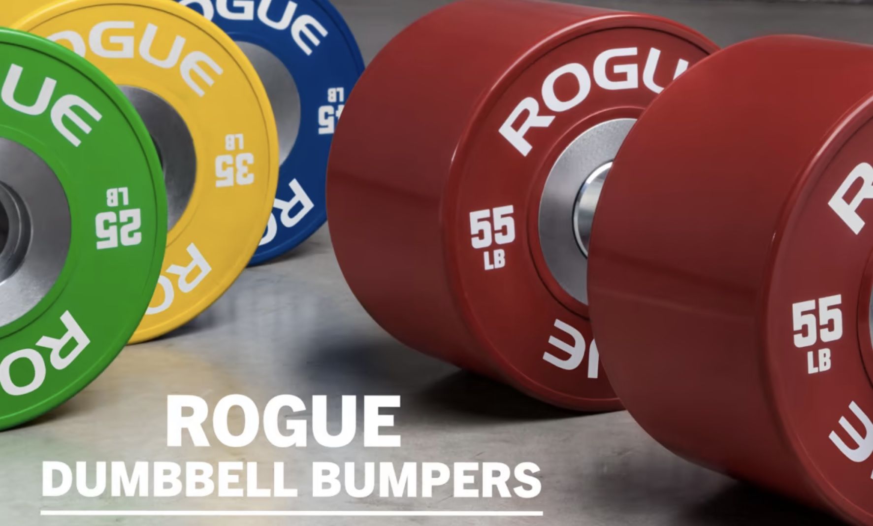 Rogue Fitness Dumbbell Bumpers (Set Or Sets) • DB15 Loadable Dumbbell
