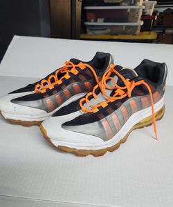Air Max '95 BB men sz 13 blk/total orange