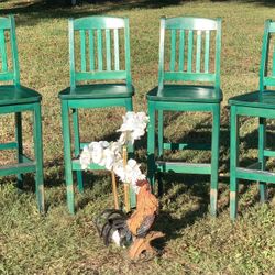 Real Wood Bar stools and chairs - Heavy Duty - $80 Each