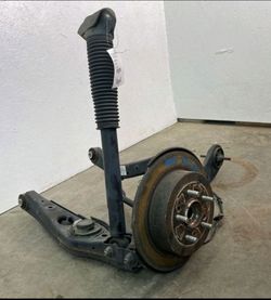Rear left suspension