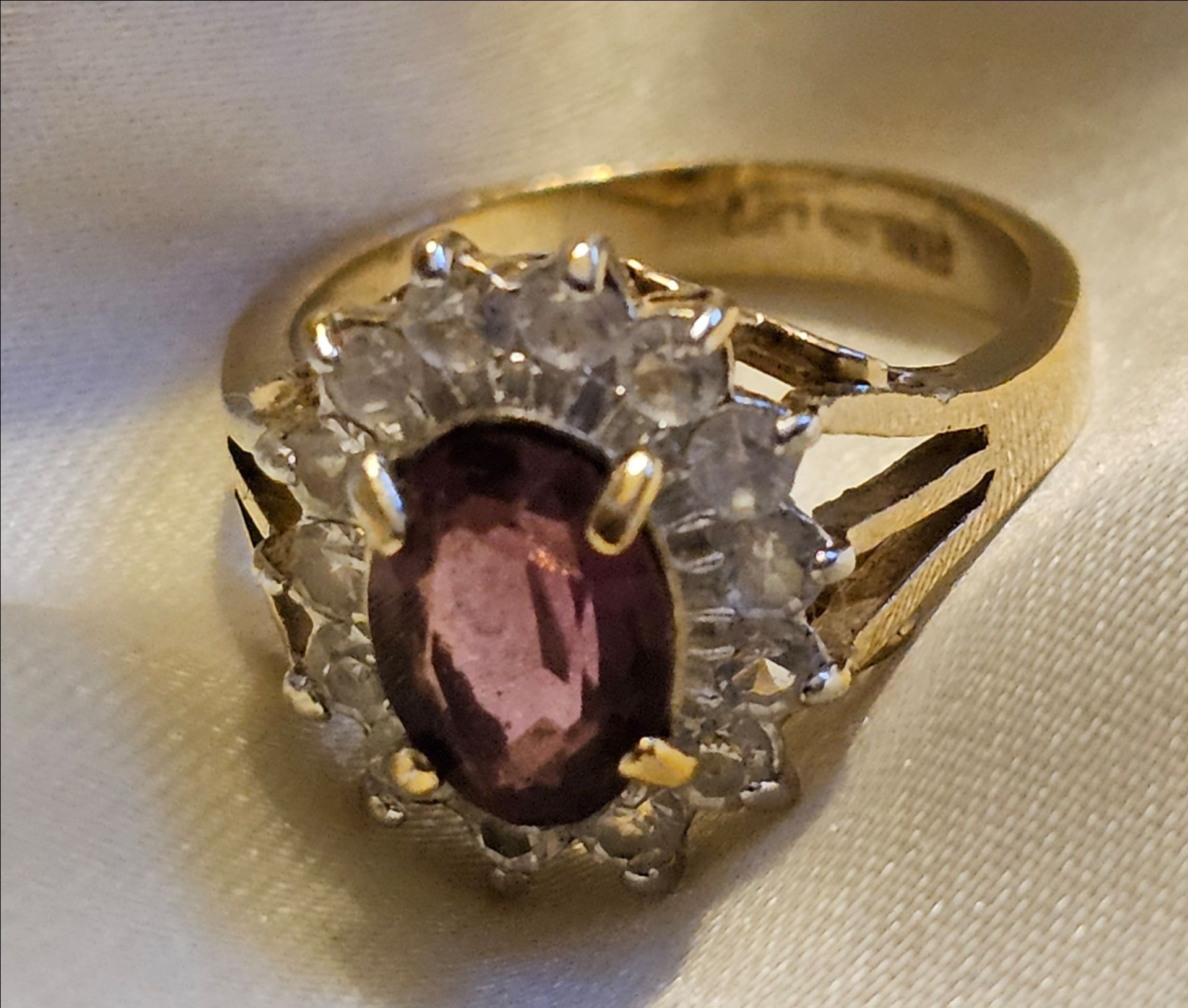 Espo Sterling Amethyst CZ 925 Ring - 5