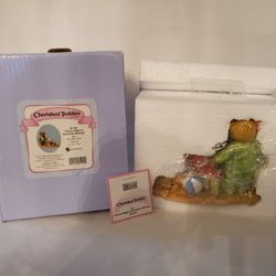 2015 Cherished Teddies JAN CHRISTMAS FIGURINE (contact info removed) Magic Mornin LIMITED RARE 

MINT