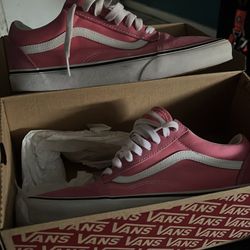 pink vans size 10mens