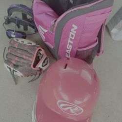Little Girls Softball Items 
