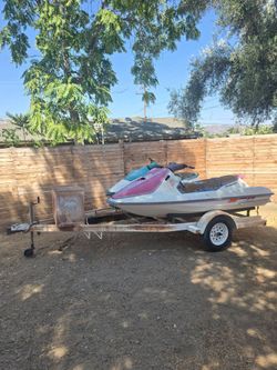 Jetski Trailer And 2 Jet Skis