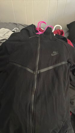 Nike tech tracksuit black medium