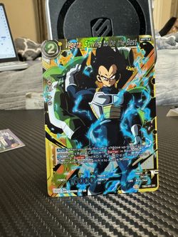 Dragon Ball Super Vegeta Striving To Be The Best Holo