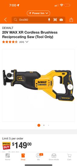 Dewalt Reciprocating Saw Plus Battery