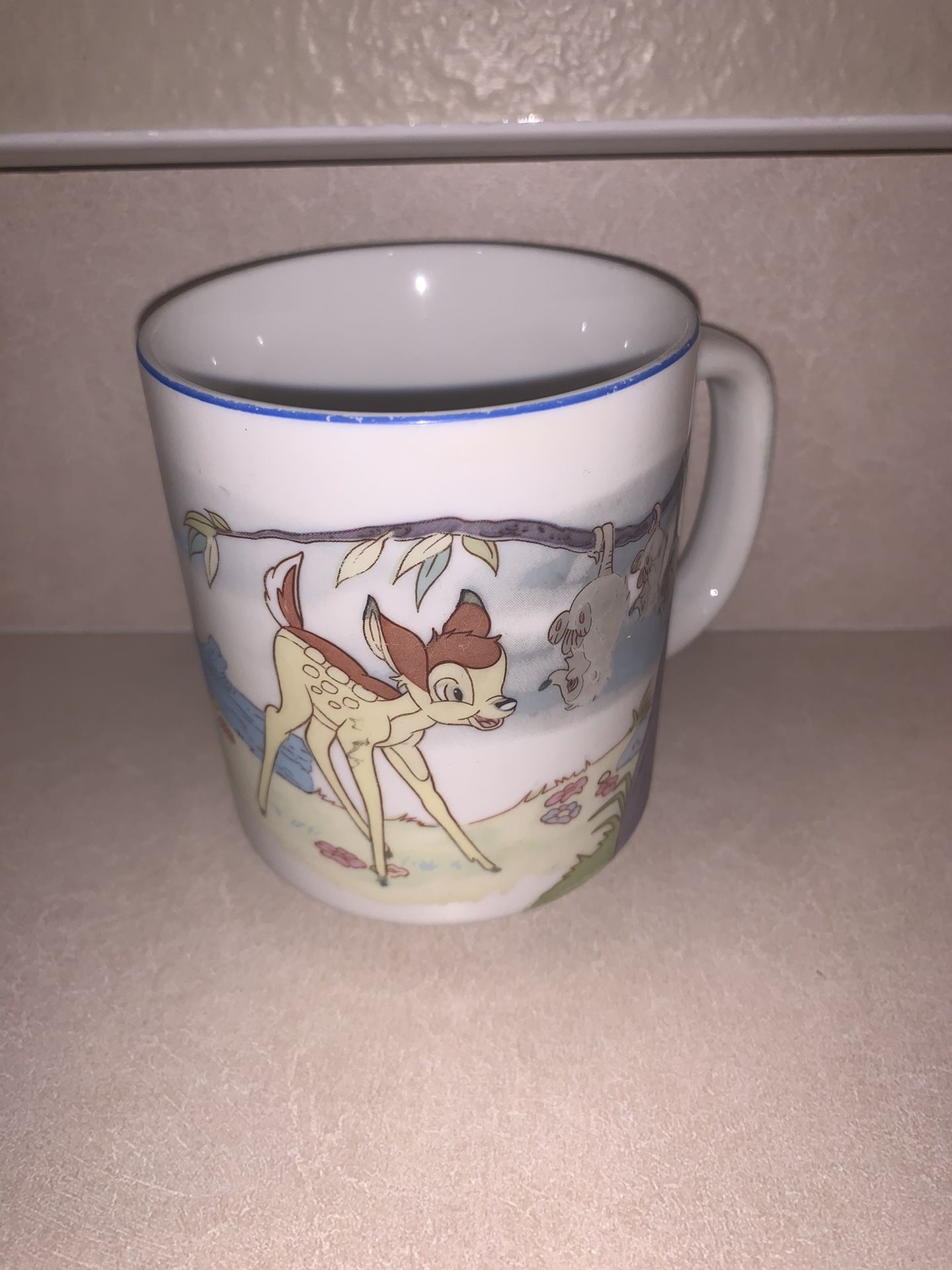 Vintage Walt Disney Bambi coffee cup