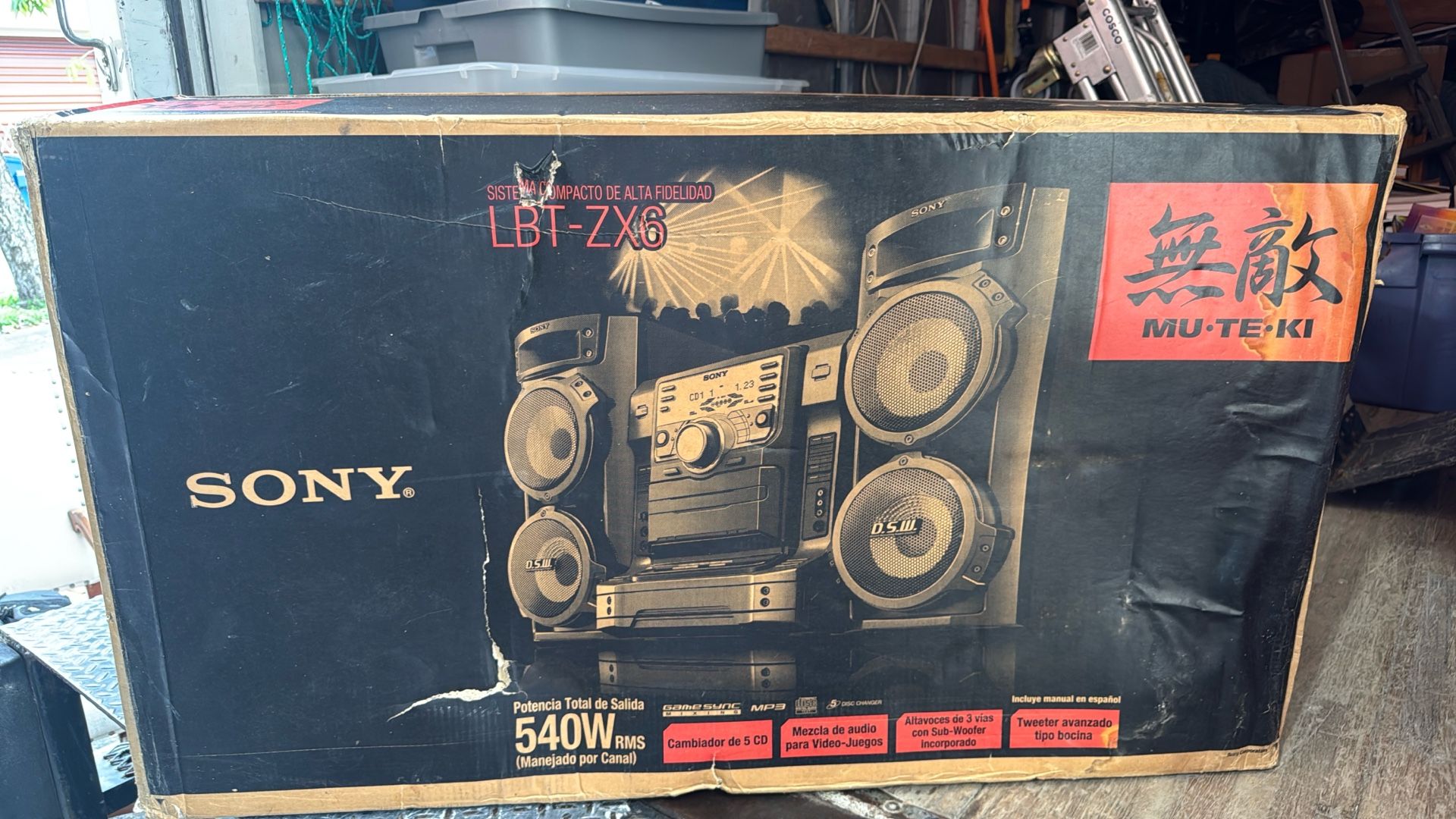 Sony Muteki LBT-ZX6 Audio System New On Box