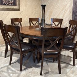 Dining Table With Eight Chairs