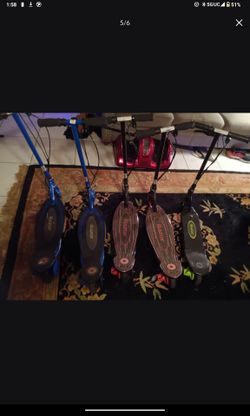 Razor electric scooter. Lot of 5 , take 1 or take all, new 125 ea, I'm asking 50each, 200 for the lot firm