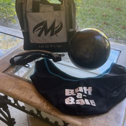 Bowling Ball And Carry Case