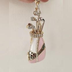 Pink Gold Club Keychain 