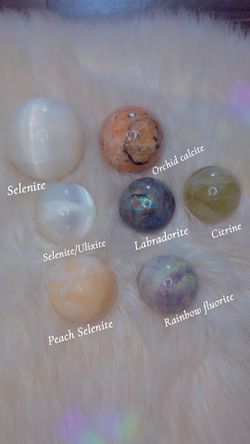 Crystal Spheres Different Prices