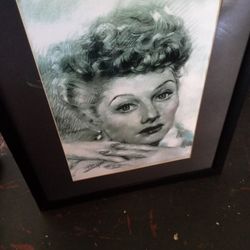 Lucille Ball Portrait Frame
