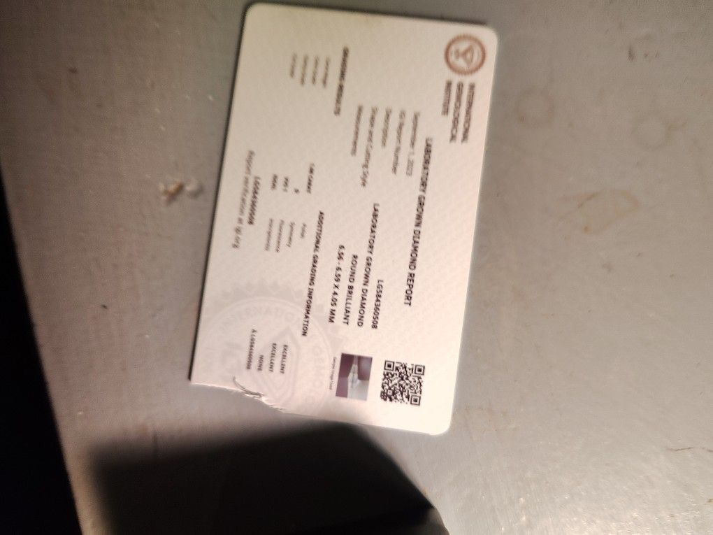 1ct igi certified Lab Grown Diamond