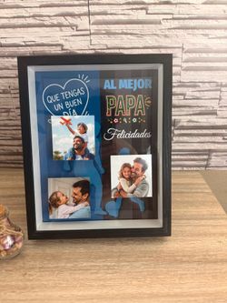 Custom Father’s Day Shadow Box Frame✨👨‍🦳