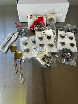 Button covers and ornaments