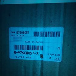 Izusu Aftertreatment Filter