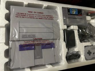 Super Nintendo mint condition "