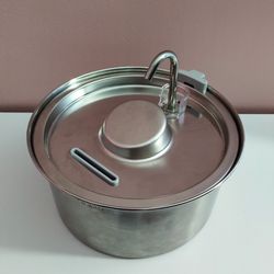 Stainless Steel Cat Water Fountain — Good Condition