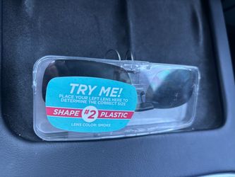 Replacement Sunglass Lenses Shape #2 Plastic Smoke