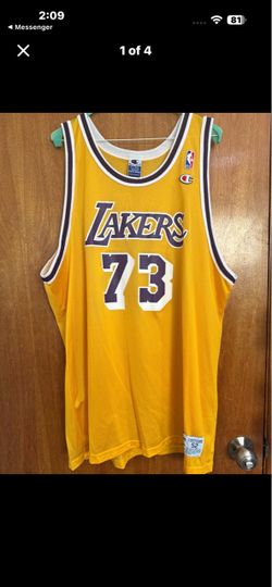 Rare! Dennis Rodman Los Angeles Lakers Jersey