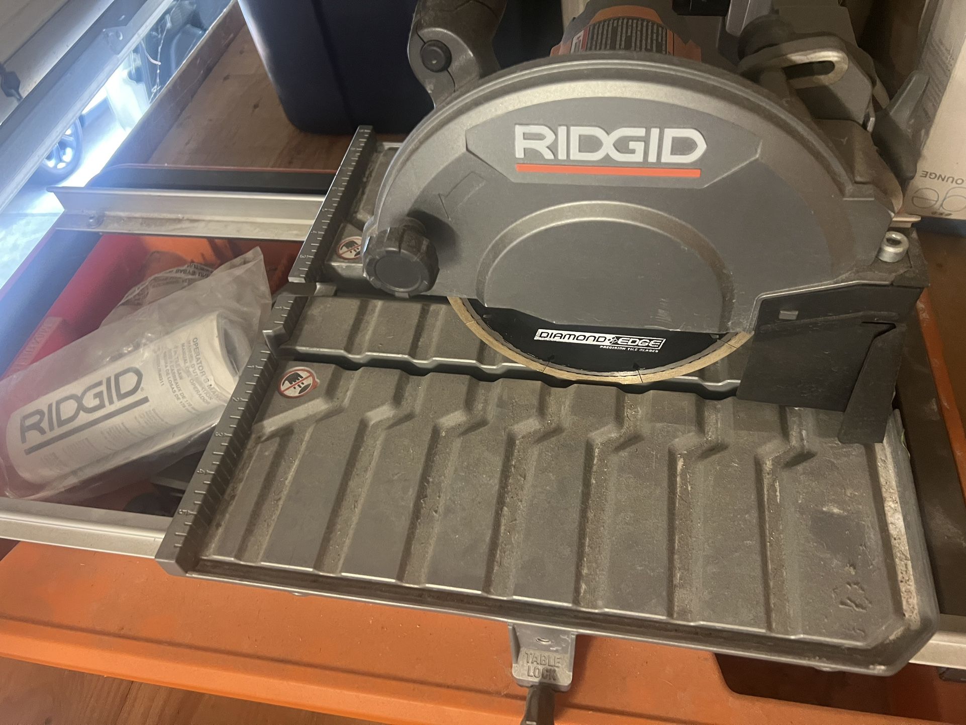 Rigid 7” Wet Tile Saw