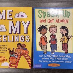 Kids Emotions Books Barely Used $15 for Both