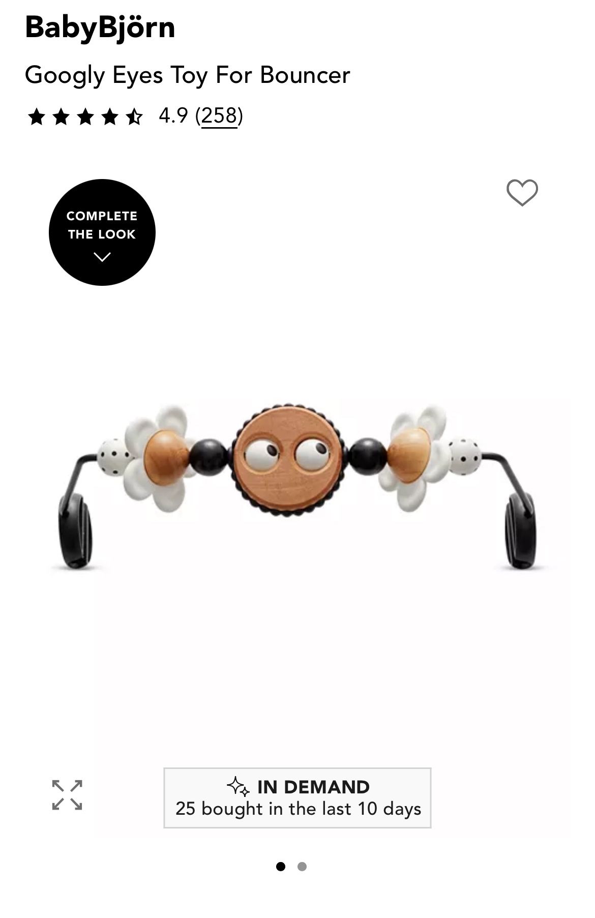 Bjorn Googly Eyes Toy Bar
