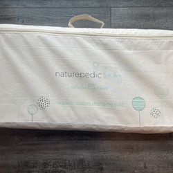 Naturepedic Organic Cotton Baby Changing Pad with Cover