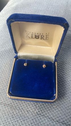 14K Gold Diamond Earrings