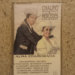 Chalino Sanchez Y Mercedes Castro "Alma Enamorada " Music On Cassette Tape 