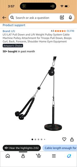 LFJ Lat pull down and lift weight pulley system