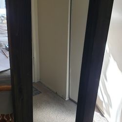 Heavy Duty Wood Hanging Accent Mirror
