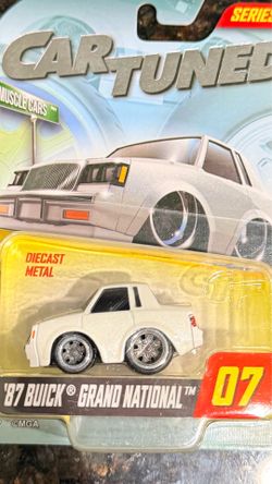 Car tuned toy 87 Buick grand national (white)