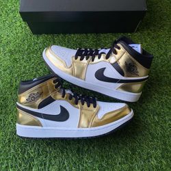 Jordan 1 Mid Metalic