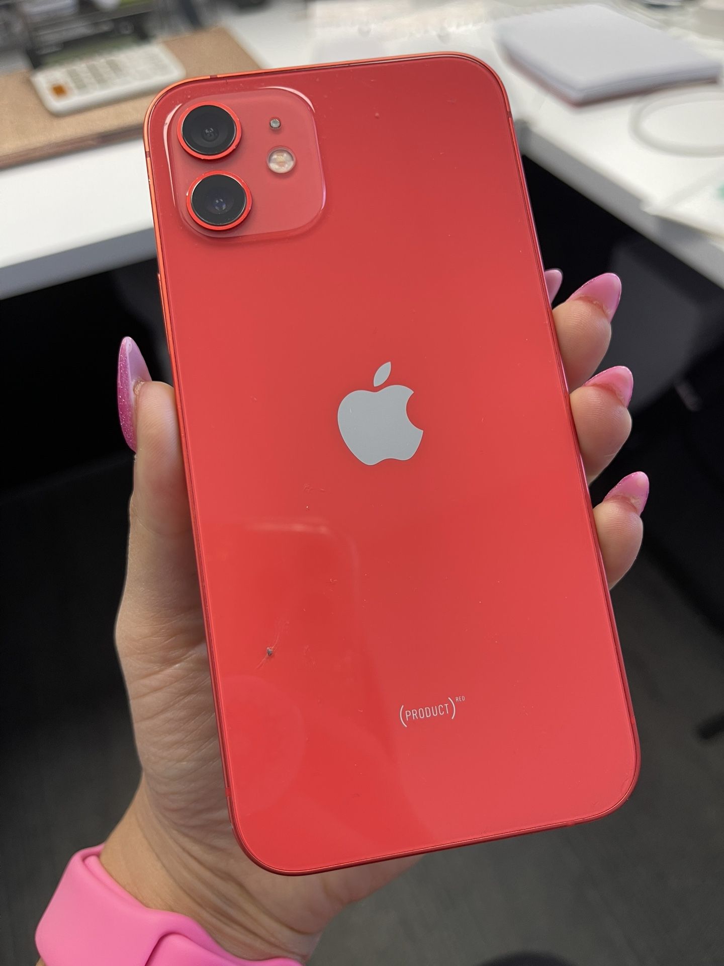 iPhone 12 unlocked Red 64Gb And 128Gb Available With AirPods For Free