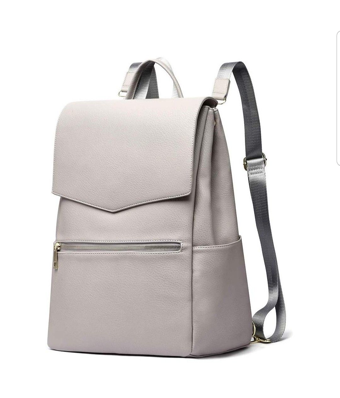 HaloVa Diaper Bag, Baby Nappy Backpack, Premium Leather Women's Travel Bag,
