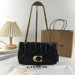 COACH new chain bag shoulder bag black