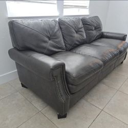 Leather Couch "ALMOST NEW"