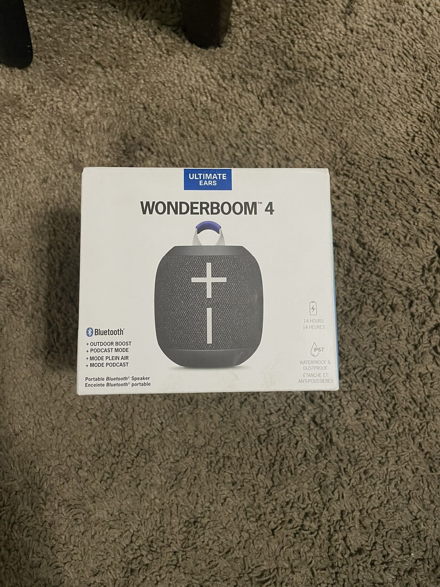 Ultimate Ears WONDERBOOM 4 Portable Bluetooth Speaker