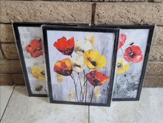Colorful Flower Canvas Prints Wall Artwork