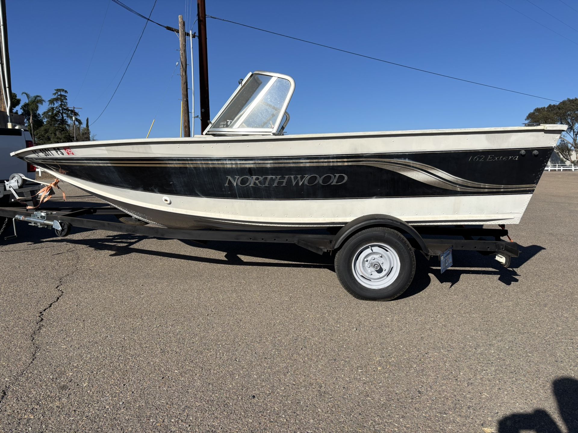 2001 Northwood 16’ Aluminum Dual Console Project Boat Like Tracker Cheap