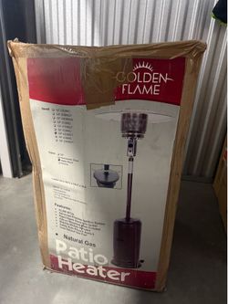 Golden Flame Natural Gas Patio Heater