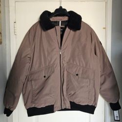 Men's Brown XL Jacket Sherpa Aviator

$75