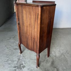 Antique Wooden Cabinet, maybe for old 78 records