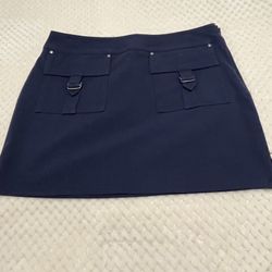 New Express Navy Mini Skirt 