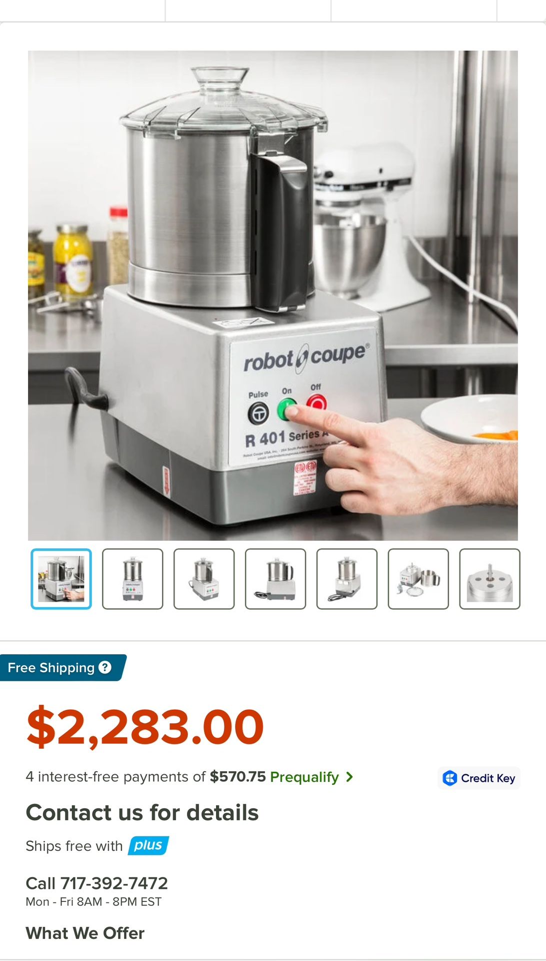 Robot Coupe commercial food processor